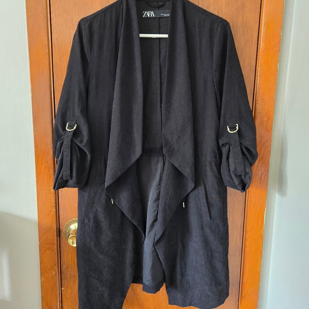 Zara Black Open Jacket